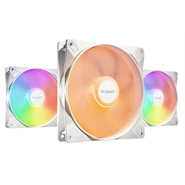 be quiet! Fan BL131 LIGHT WINGS LX 140mm PWM high-speed White Triple Pack
