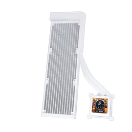 Lian-Li Fan HSLCD36NW Hydroshift LCD 360 AIO water cooling�white 2.88 IPS LCD