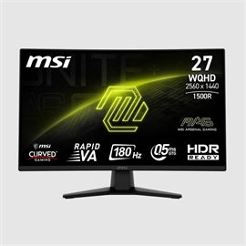 MSI MN MAG 274CQF 27 Rapid VA QHD 2560x1440 16:9 0.5ms 180Hz 2xHDMI DP Retail