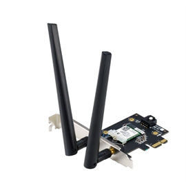 ASUS NT PCE-BE6500 WiFi 7 PCI-E Adapter with 2 external antennas TAA Retail