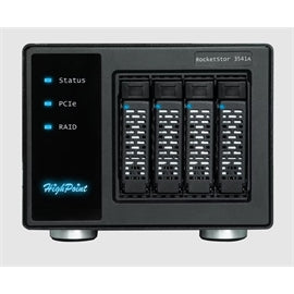 HighPoint RD RS6541AW RocketStor 6541AW 4-Bay PCIe 4.0 x16 NVMe RAID Enclosure