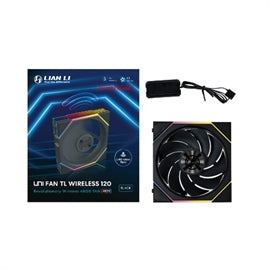 Lian-Li Fan 12RTL1W1B FDB fan Black 120x120x28 mm reverse blade Retail