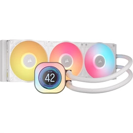 Corsair Fan CW-9061026-WW iCUE LINK TITAN 360 RX LCD Liquid CPU Cooler White