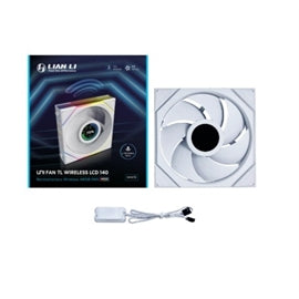 Lian-Li Fan 14TLLCD1W1W Fluid Dynamic Bearing wo Fan Controller White Retail