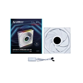 Lian-Li Fan 14RTLLCD1W1W FDB wo Fan Controller White Reverse Blade Retail