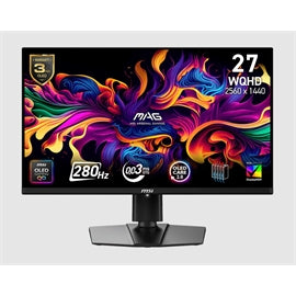 MSI MN MAG 271QP QD-OLED X28 27 QD-OLED 2560x1440 16:9 0.03ms 280Hz DP 2xHDMI
