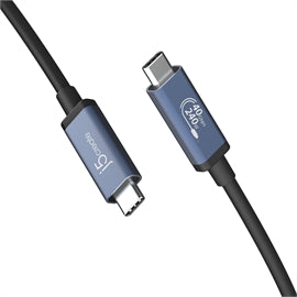 j5create CB JUC29L08 USB 40Gbps 240W USB Type-C CB 2.6ft Black Space Grey RTL