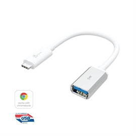 j5create Accessory JUCX05 USB-C 3.1 to Type-A Adapter White Silver Retail
