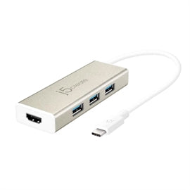 j5create Accessory JCH451 USB-C3.1 3-Port USB3.0 Hub & 4K HDMI Retail