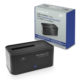 Vantec NST-D158C3-BK NexStar JX USB 3.2 Gen2x1 USB-C Single Bay StorageDock RTL