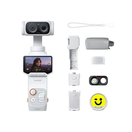 Insta360 Camera CINSABTA-Luna04 Luna Ultra Creator Bundle Stellar White Retail