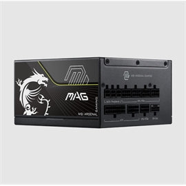 MSI PS MAG A1000PLS PCIE5 1000W APFC 80+Platinum Fully-Modular ATX 12V Retail
