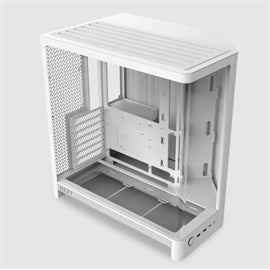 NZXT CS CC-H62FW-01 H6 (2026) Compact Dual-chamber ATX Case Mid Tower TG White