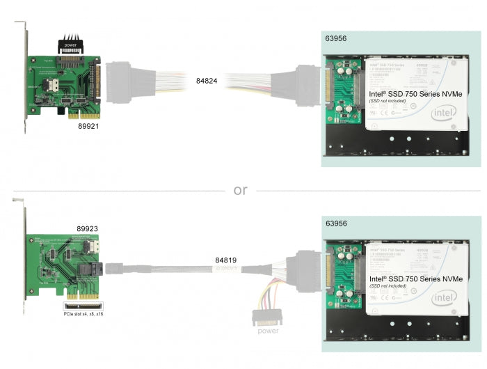 Delock 63956 Converter U.2 Sff-8639 To U.2 Sff-8639 With 3.5″ Frame