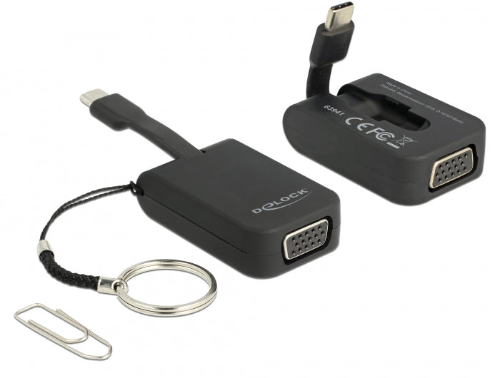 Delock 63941 Usb Type-C™ Adapter To Vga (Dp Alt Mode) - Key Chain