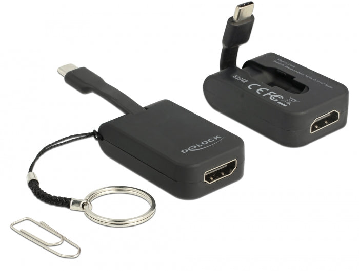 Delock 63942 Usb Type-C™ Adapter To Hdmi (Dp Alt Mode) 4K 30 Hz - Key Chain