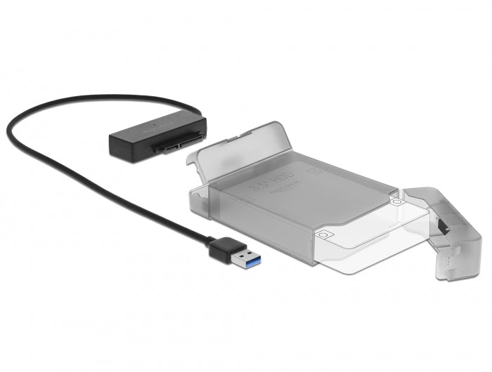 Delock 64086 Usb Type-A To Sata Converter With 3.5″ Protection Cover