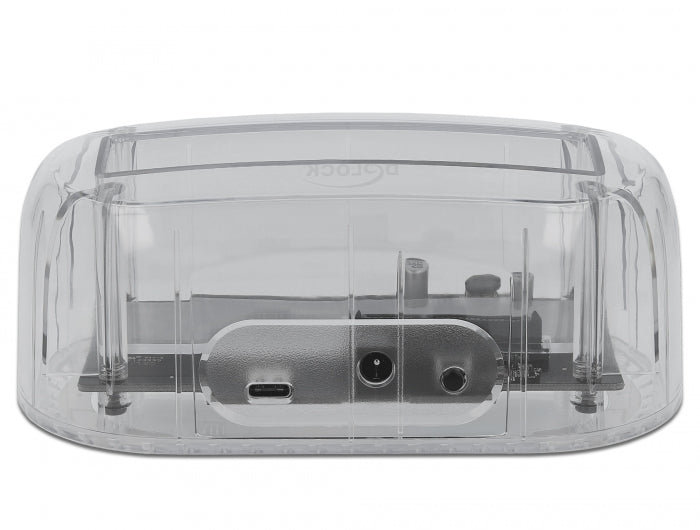 Delock 64089 Usb Type-C™ Docking Station For 1 X Sata Hdd / Ssd Transparent