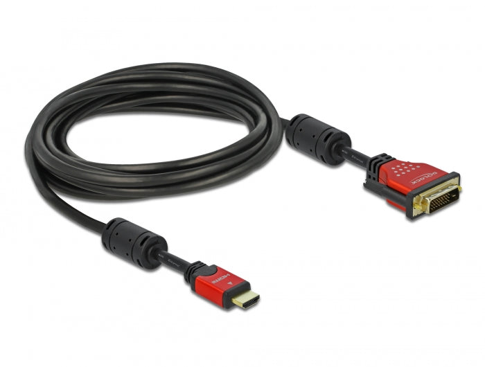 Delock 84344 Hdmi Zu Dvi 24+1 Kabel Bidirektional 5 M