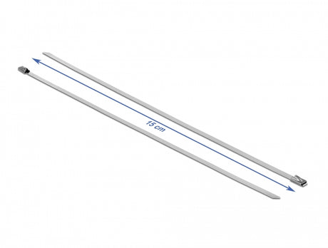Delock 18630 Cable Ties Stainless Steel L 150 X W 4.6 Mm 20 Pieces