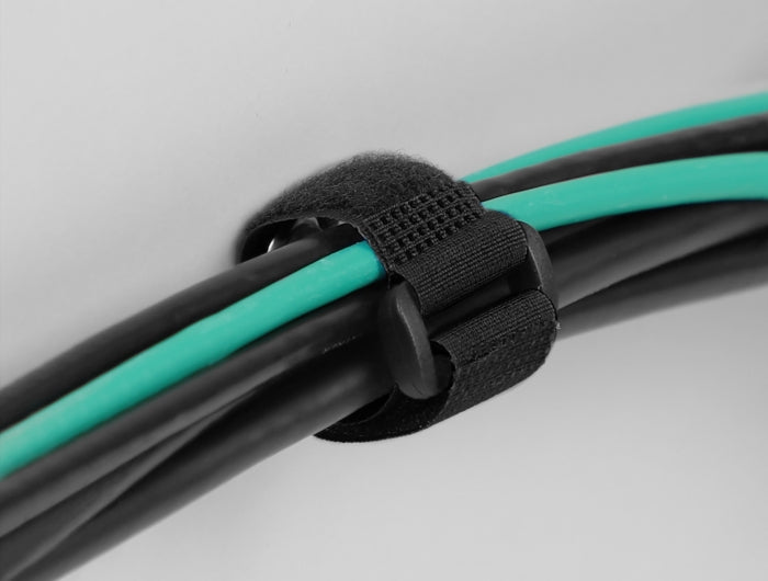 Delock 19537 Hook-And-Loop Cable Tie With Loop And Fastening Eyelet