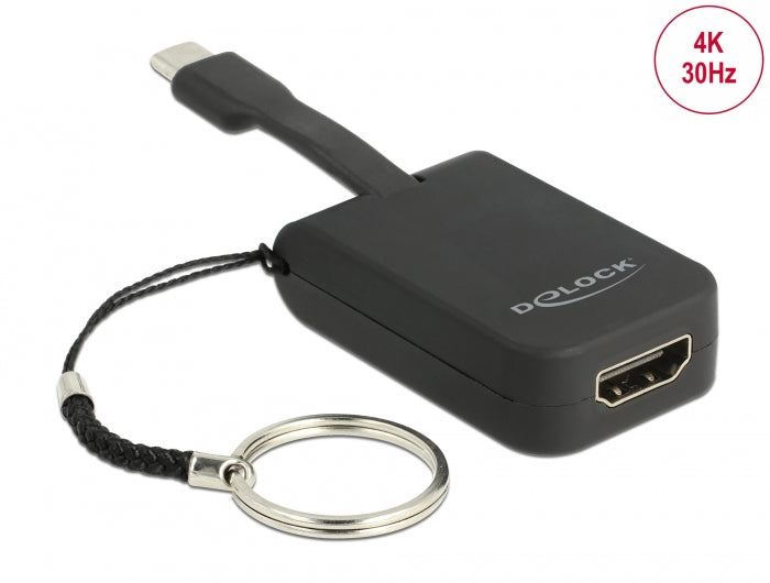 Delock 63942 Usb Type-C™ Adapter To Hdmi (Dp Alt Mode) 4K 30 Hz - Key Chain