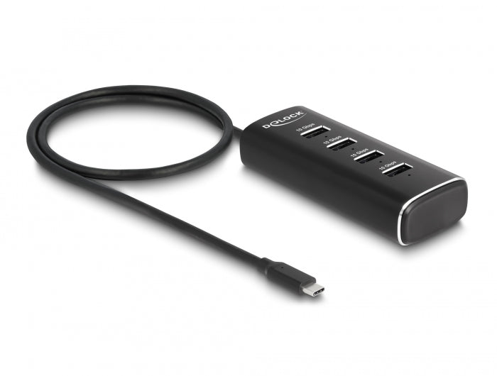 Delock 64233 4 Port Usb 10 Gbps Hub With Usb Type-C™ Connector
