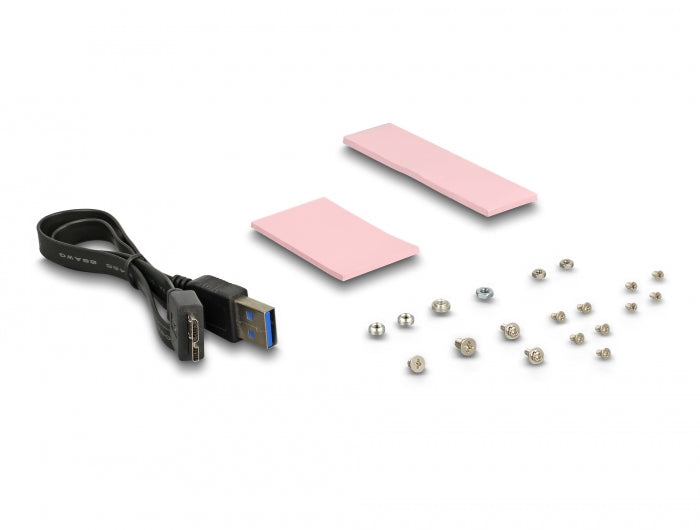 Delock 62731 2.5″ Converter Usb 10 Gbps Micro-B Female To M.2 / Msata