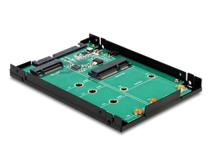 Delock 62866 2.5″ Converter Sata 22 Pin > 1 X M.2 Key B + 1 X Msata - 9.5 Mm