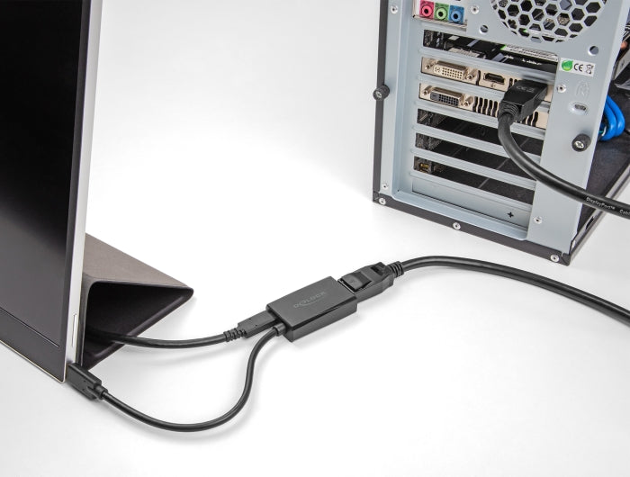 Delock 61059 Adapter Displayport Female To Usb Type-C™ Male 4K With Pd 85 W