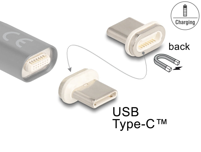 Delock 66588 Magnetic Adapter Usb Type-C™ Male