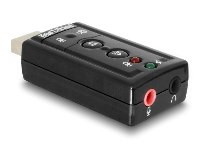 Delock 63926 External Usb 2.0 Sound Adapter Virtual 7.1 - 24 Bit