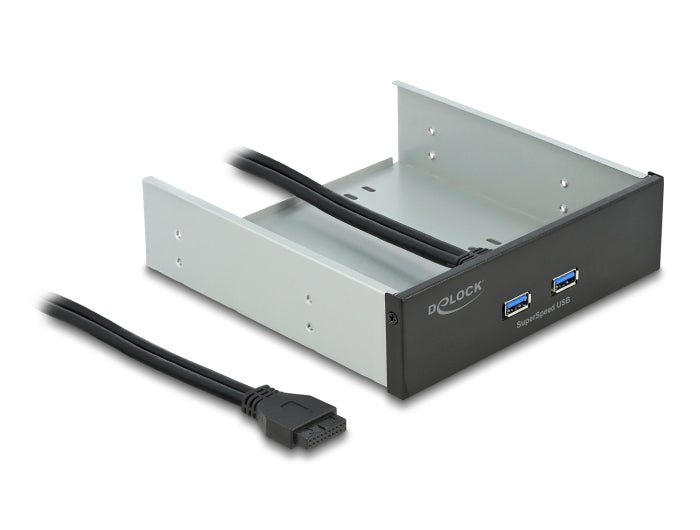 Delock 61005 5.25″ Front Panel With 2 X Usb 5 Gbps Type-A Ports