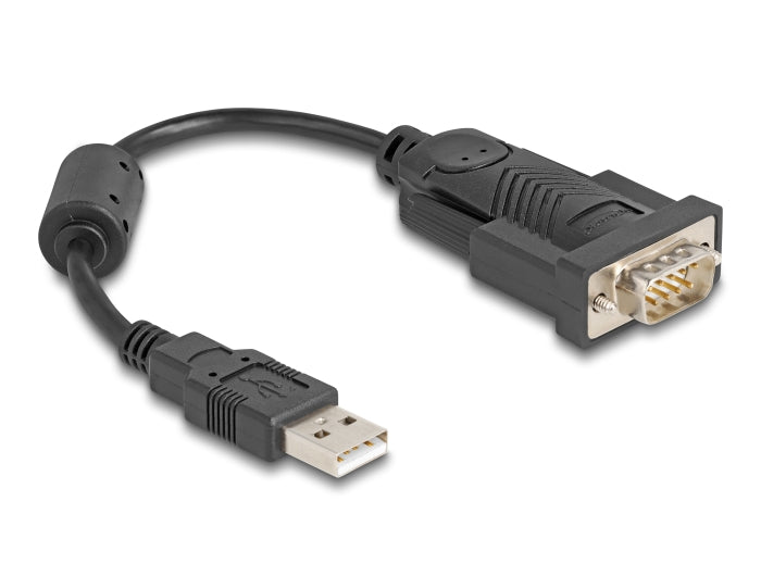 Delock 64276 Adapter Usb 2.0 Type-A To 1 X Serial Rs-232 D-Sub 9 Pin Male