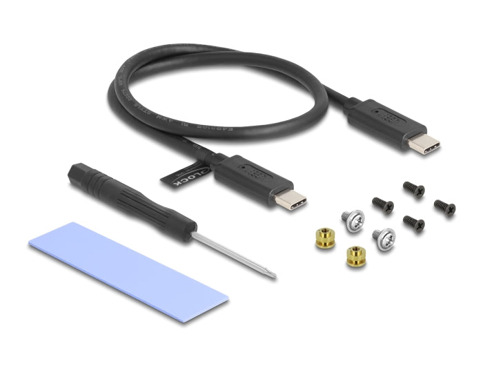 Delock 42004 External Usb Type-C™ Combo Enclosure For M.2 Nvme Pcie Or Sata Ssd