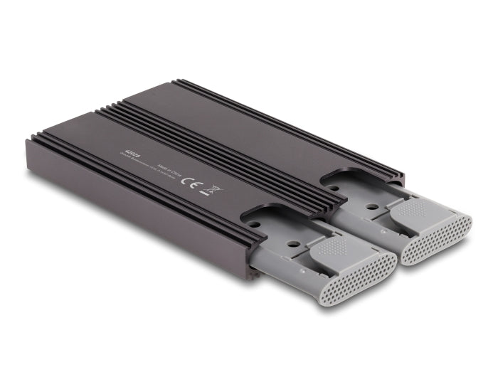 Delock 42028 External Usb Type-C™ Dual Combo Enclosure For 2 X M.2 Nvme Pcie