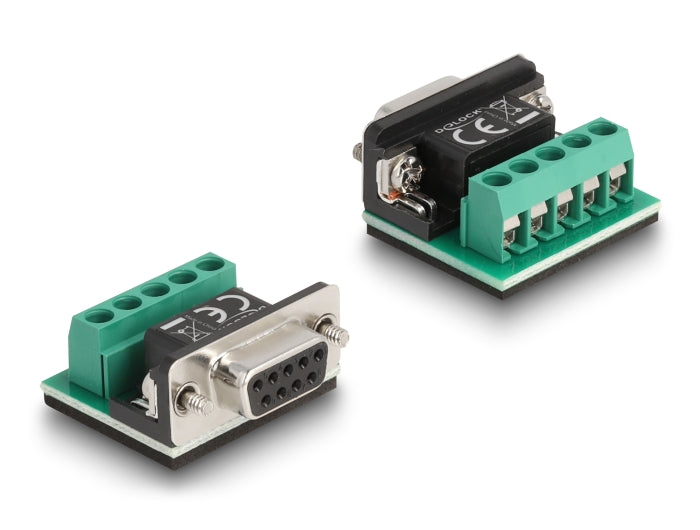 Delock 62920 Converter Serial Rs-232 Db9 Female To Serial Rs-422/485 Db9 Male