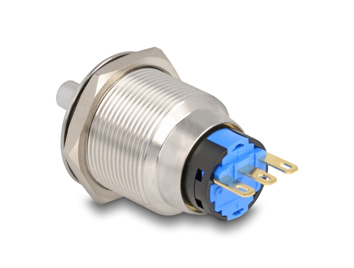 Delock 22016 Rotary Switch For Installation 22 Mm 3 X Solder Connection