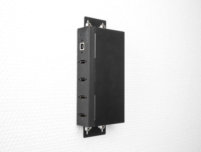 Delock 60686 Industry Hub 4 X Usb 2.0 Type-A With 15 Kv Esd Protection