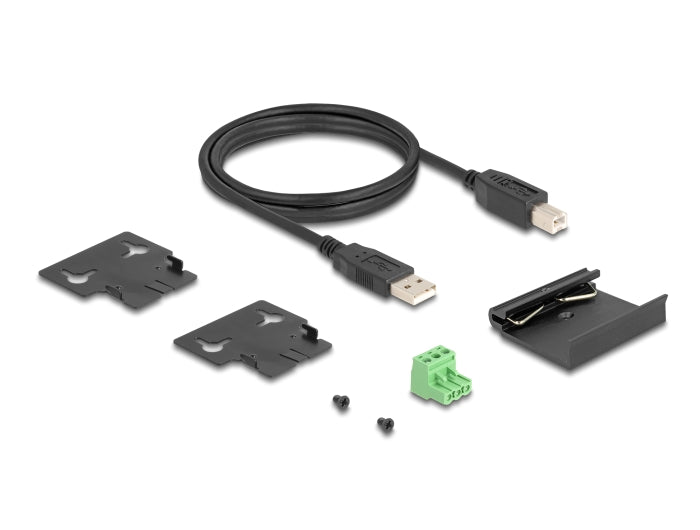 Delock 60687 Industry Hub 7 X Usb 2.0 Type-A With 15 Kv Esd Protection