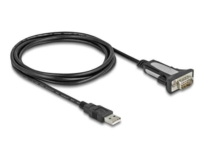 Delock 65962 Adapter Usb 2.0 Type-A To 1 X Serial Rs-232 Db9 3 M