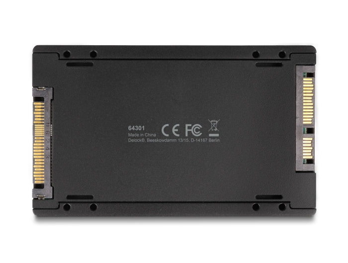 Delock 64301 Converter M.2 Key M Nvme Ssd To U.2 Or M.2 Key B Sata Ssd To Sata