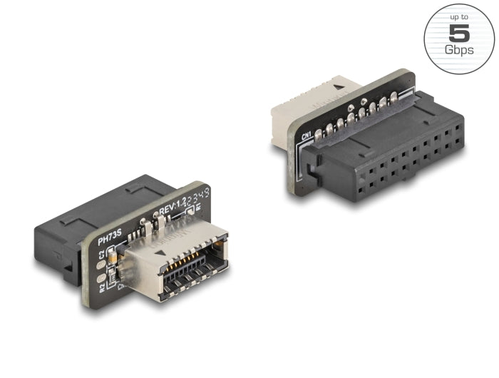 Delock 67238 Usb 5 Gbps Adapter Pin Header Female To Internal Type-E Key A
