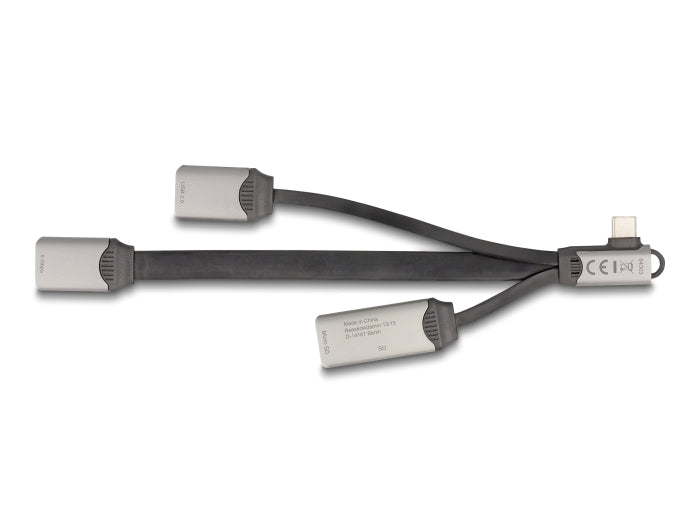 Delock 64303 2 Port Usb Hub Including Sd And Micro Sd Card Reader