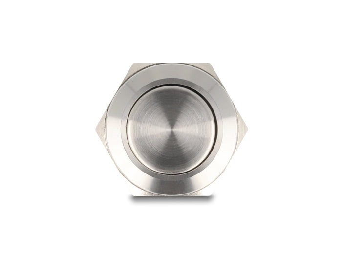 Delock 22040 Push Button For Installation 19 Mm 2 X Screw Terminal Actuator Flat