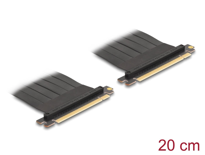 Delock 81500 Riser Card Pci Express 3.0 X16 Male To X16 Male With Cable 20 Cm