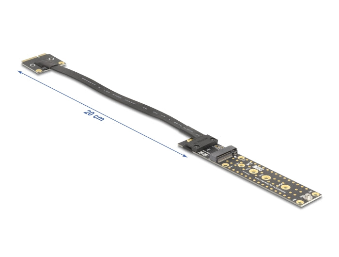 Delock 81501 Adapter Mini Pcie Male To M.2 Key M Female With Cable 20 Cm