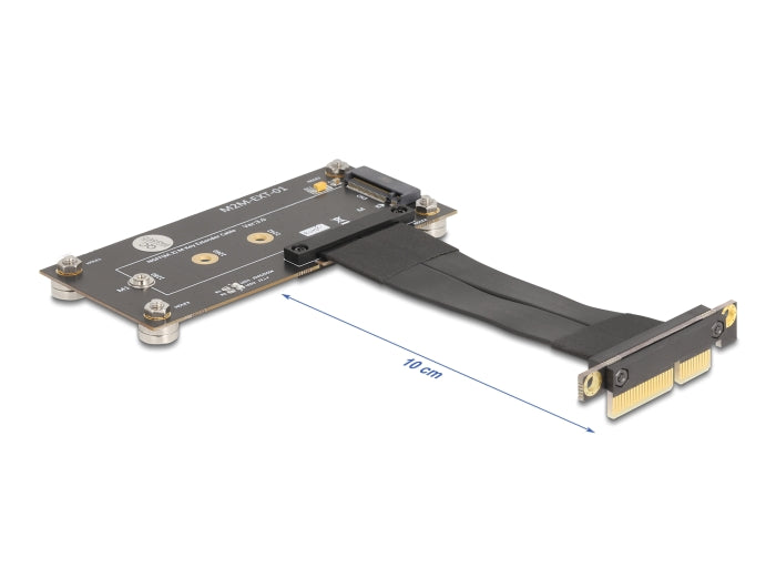 Delock 81502 Adapter Pcie 3.0 X4 Male 90° Angled To M.2 Key M Female