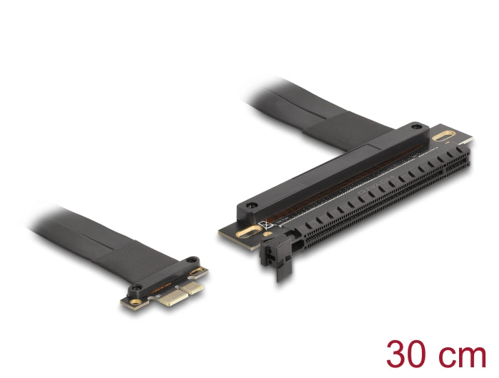 Delock 81505 Riser Card Pci Express 3.0 X1 Male To X16 Slot With Cable 30 Cm