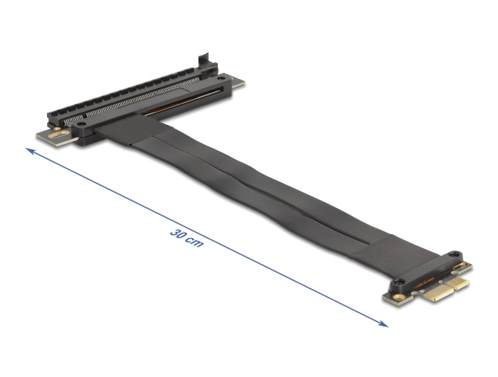 Delock 81505 Riser Card Pci Express 3.0 X1 Male To X16 Slot With Cable 30 Cm